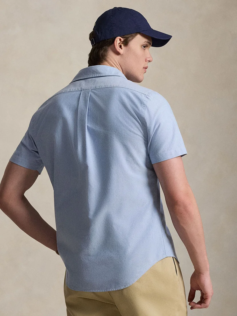 POLO RALPH LAUREN Áo Sơ Mi Nam Tay Ngắn Custom Fit Oxford Shirt