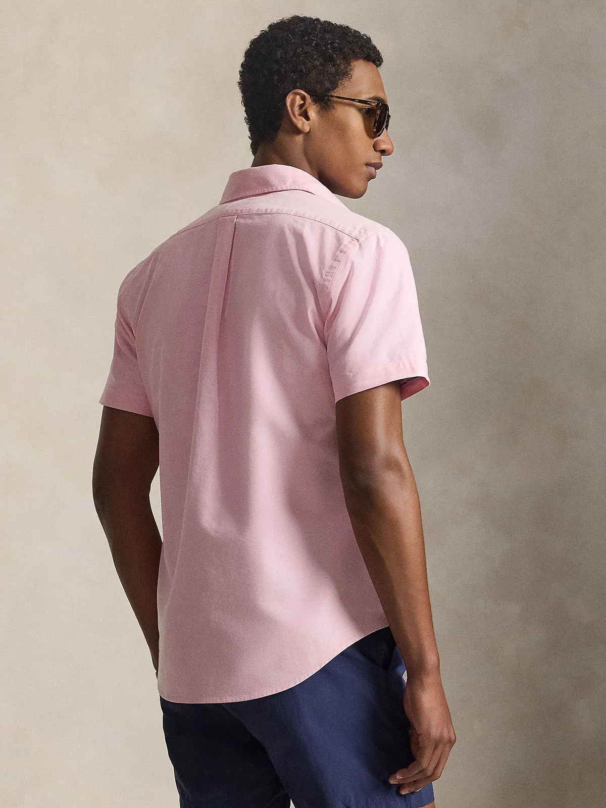 POLO RALPH LAUREN Áo Sơ Mi Nam Tay Ngắn Custom Fit Oxford Shirt