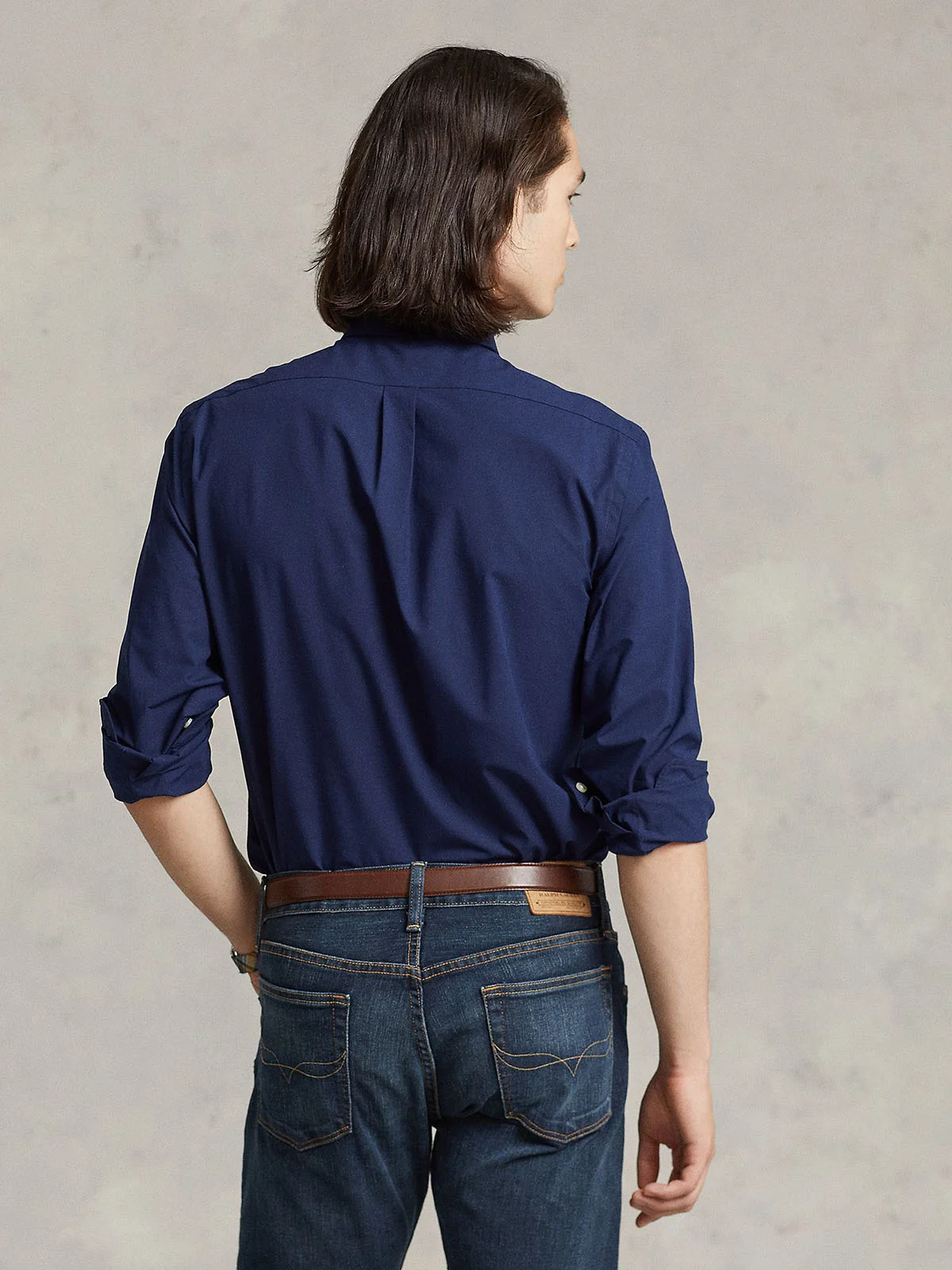 POLO RALPH LAUREN Áo Sơ Mi Nam Tay Dài Custom Fit Stretch Poplin Shirt