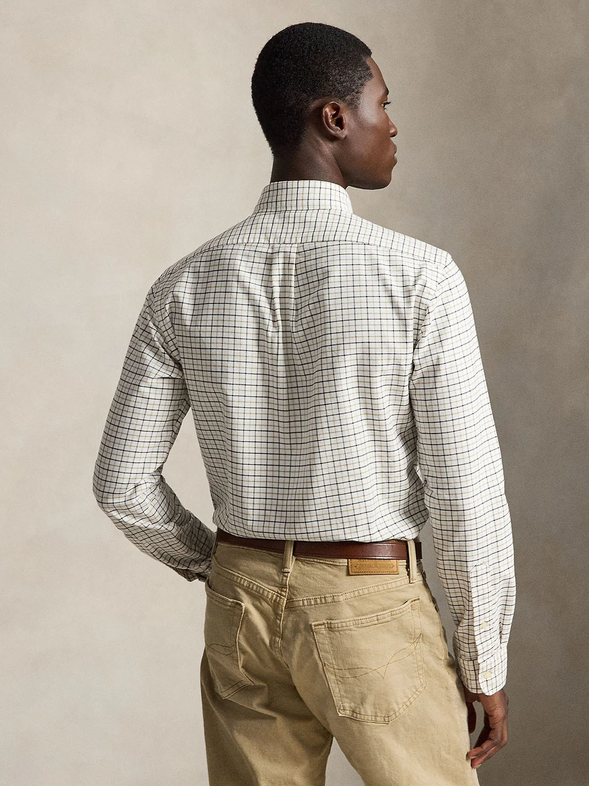 POLO RALPH LAUREN Áo Sơ Mi Nam Tay Dài Custom Fit Tattersall Oxford Shirt