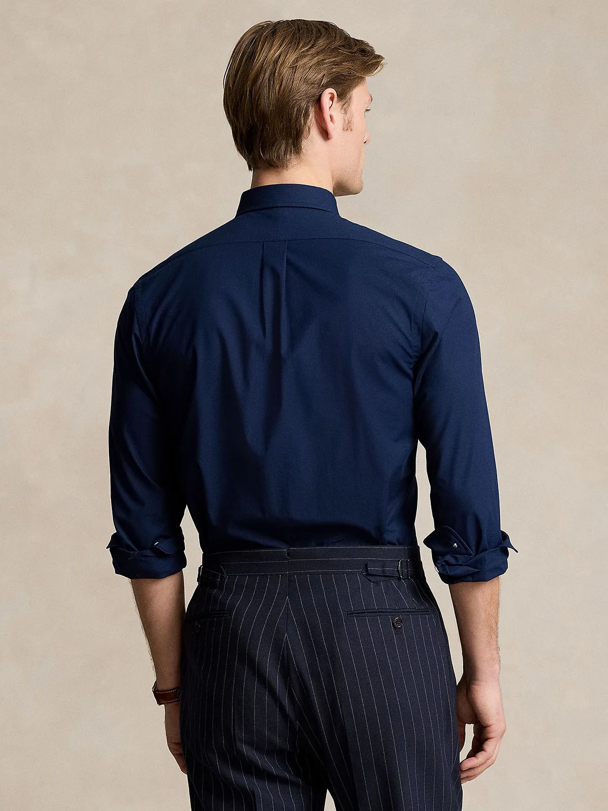 POLO RALPH LAUREN Áo Sơ Mi Nam Tay Dài Slim Fit Stretch Poplin Shirt
