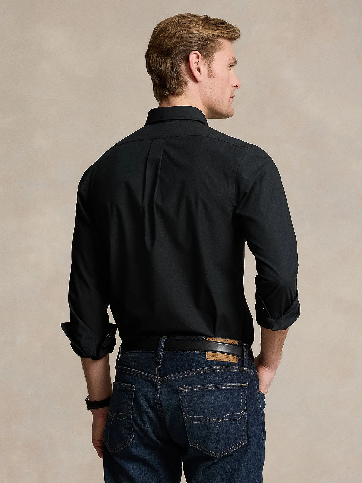 POLO RALPH LAUREN Áo Sơ Mi Nam Tay Dài Slim Fit Stretch Poplin Shirt