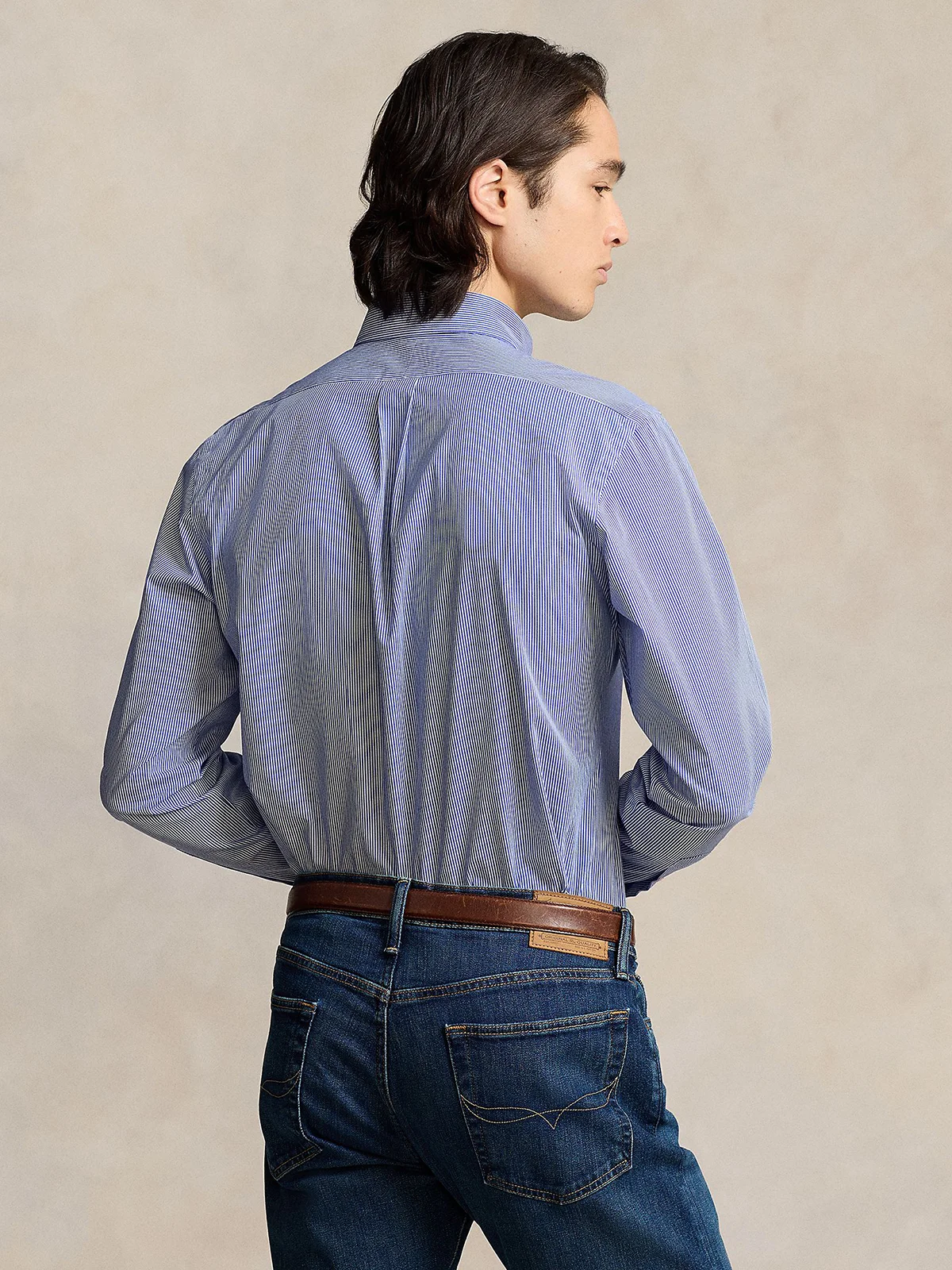 POLO RALPH LAUREN Áo Sơ Mi Nam Tay Dài Custom Fit Stretch Poplin Shirt