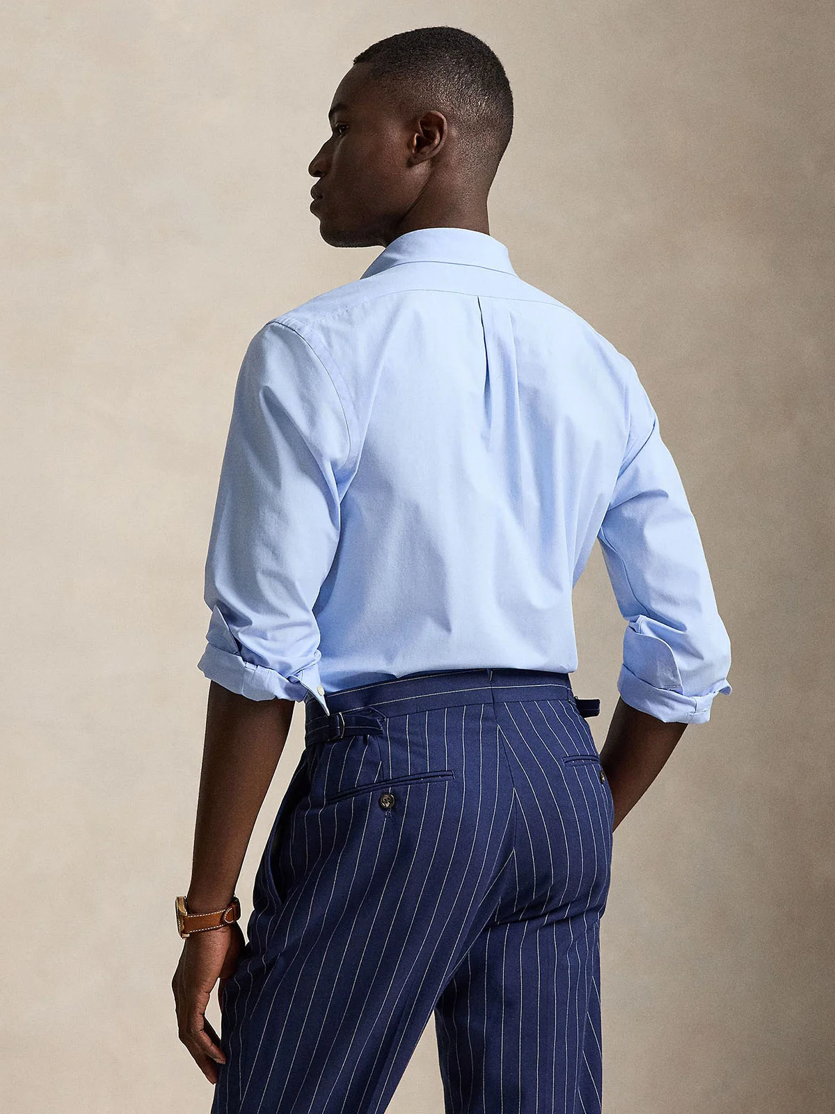 POLO RALPH LAUREN Áo Sơ Mi Nam Tay Dài Custom Fit Stretch Poplin Shirt