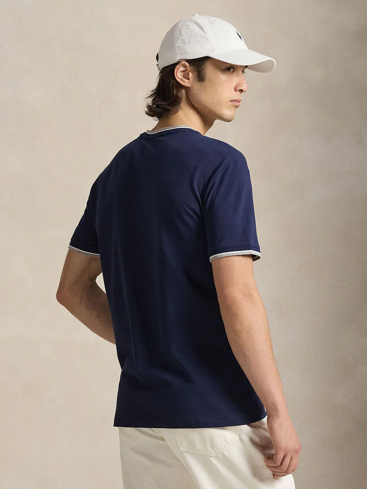 POLO RALPH LAUREN Áo Thun Nam Tay Ngắn Classic Fit Stretch Mesh T-Shirt