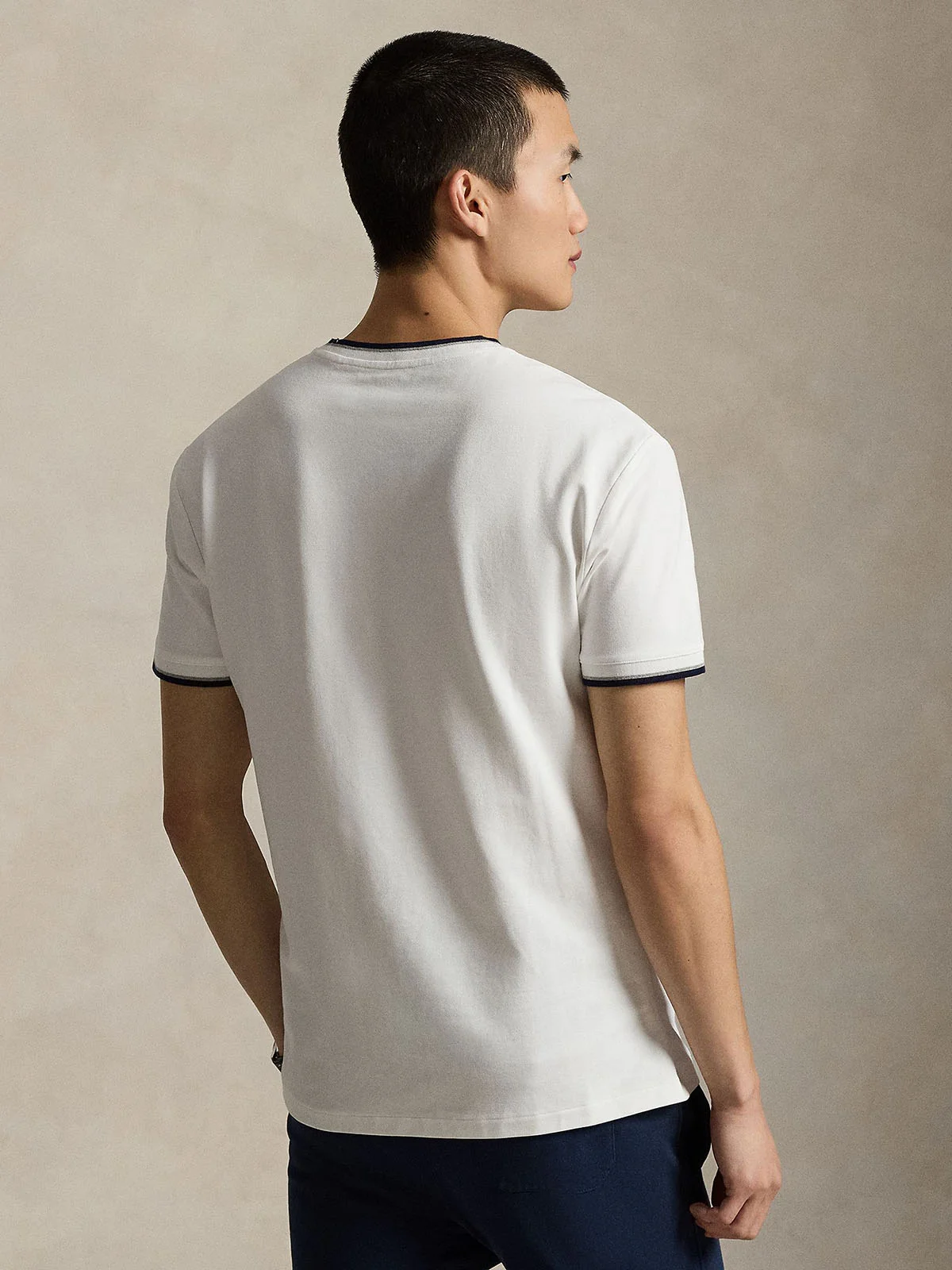 POLO RALPH LAUREN Áo Thun Nam Tay Ngắn Classic Fit Stretch Mesh T-Shirt