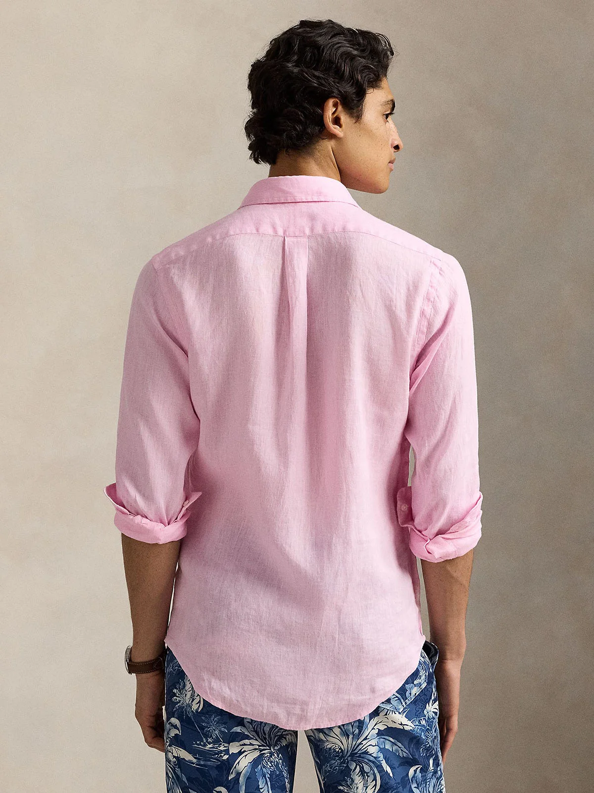 POLO RALPH LAUREN Áo Sơ Mi Nam Tay Dài Custom Fit Linen Shirt