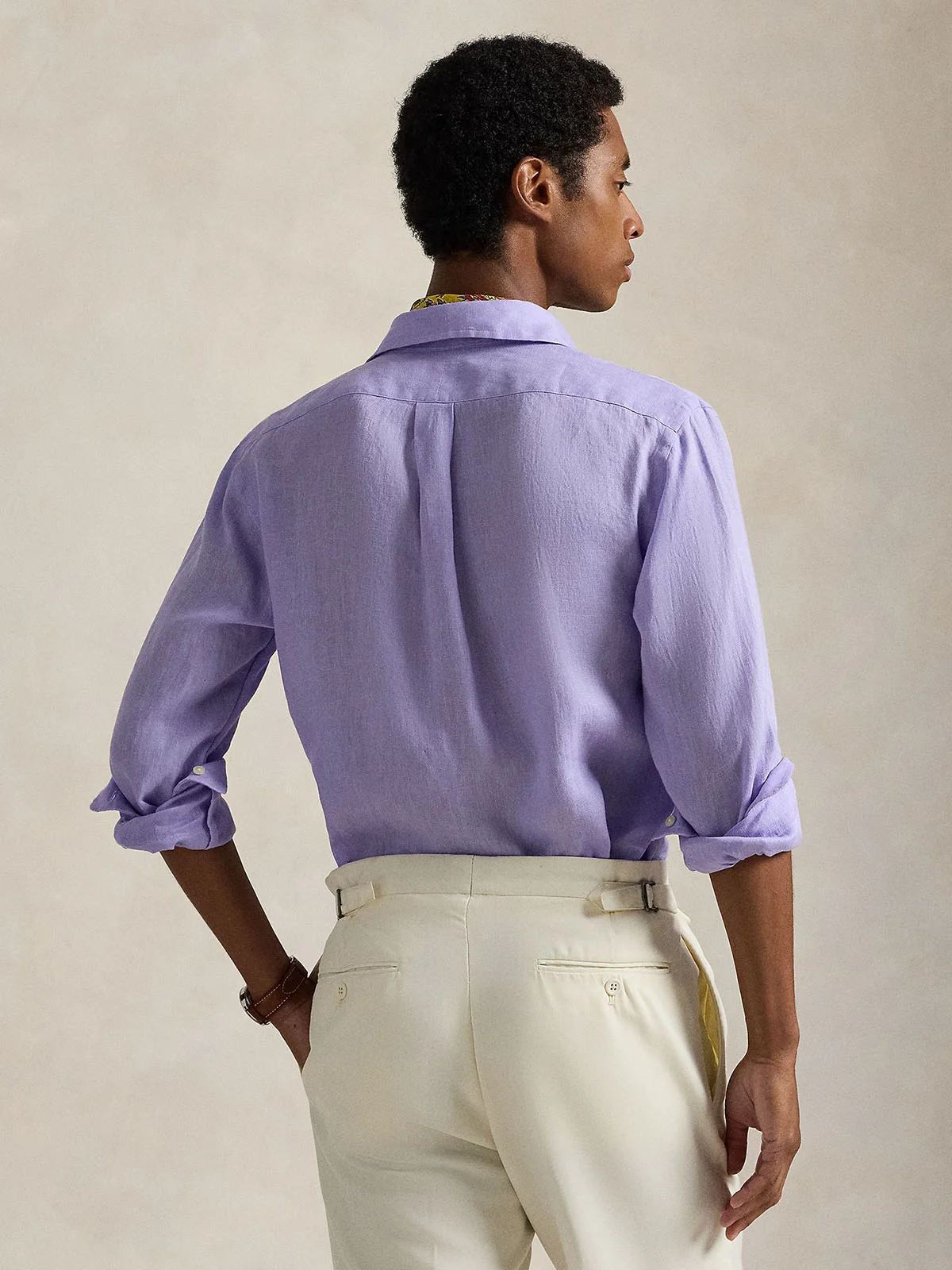 POLO RALPH LAUREN Áo Sơ Mi Nam Tay Dài Custom Fit Linen Shirt