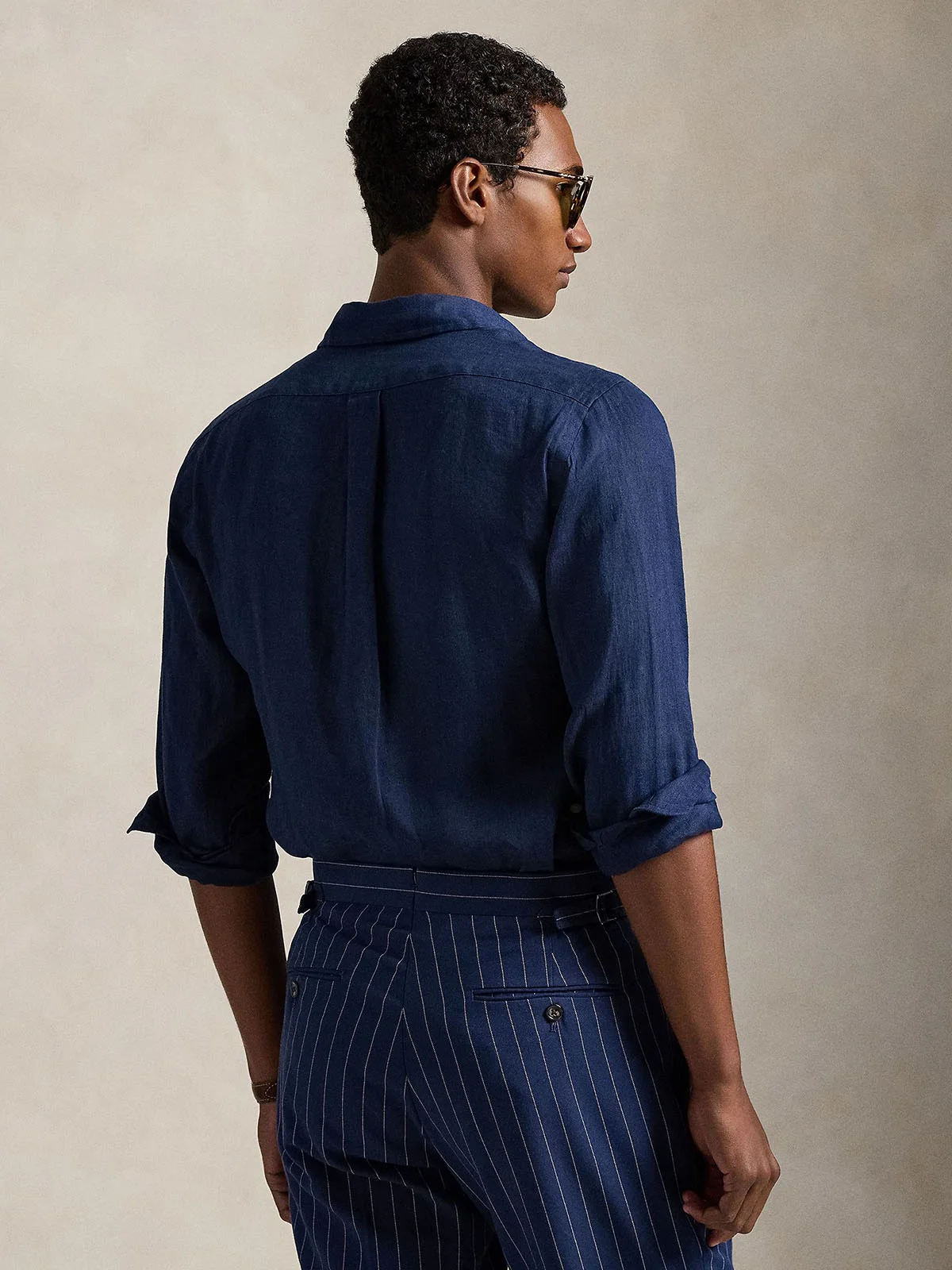 POLO RALPH LAUREN Áo Sơ Mi Nam Tay Dài Custom Fit Linen Shirt