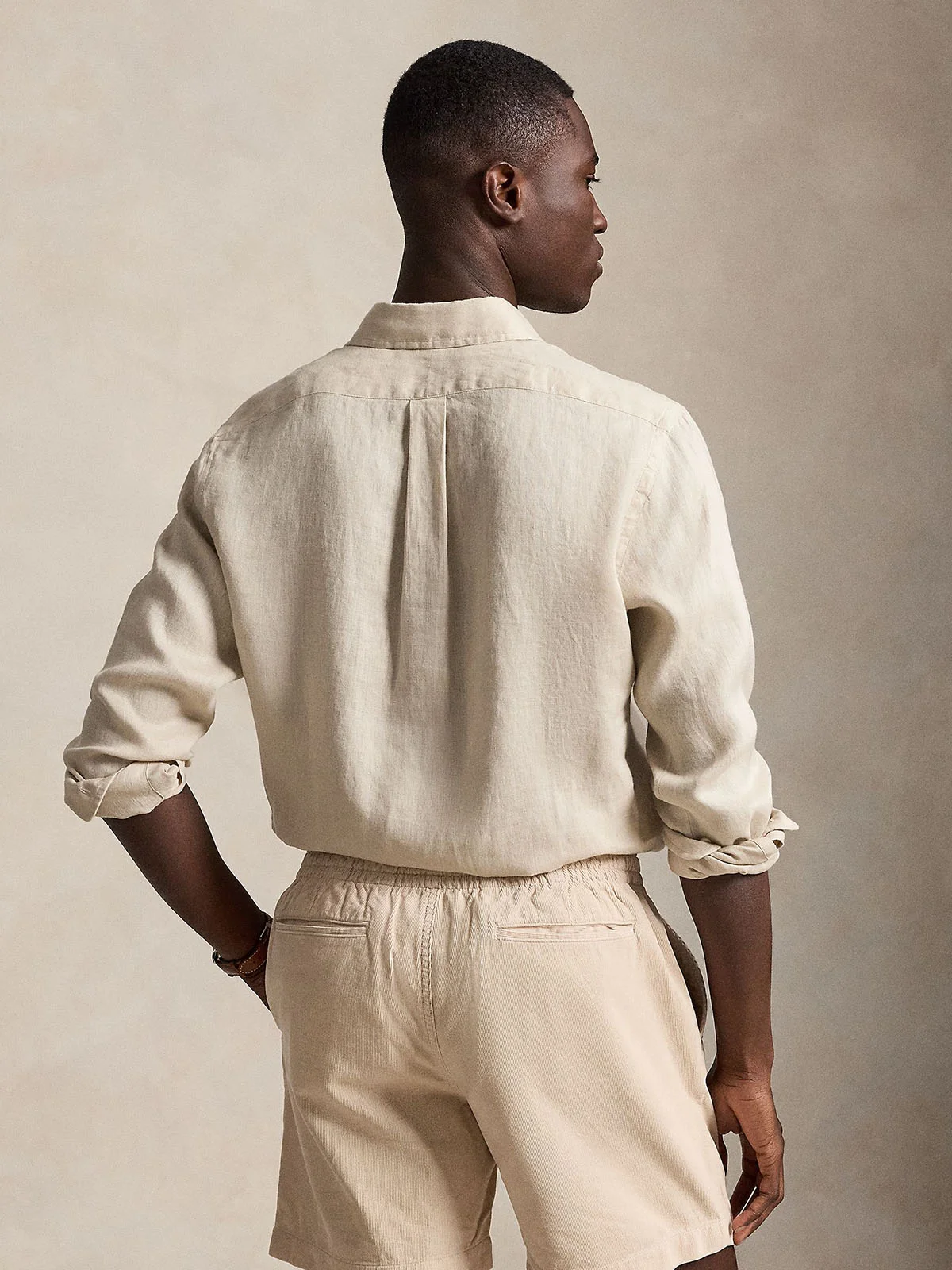 POLO RALPH LAUREN Áo Sơ Mi Nam Tay Dài Custom Fit Linen Shirt