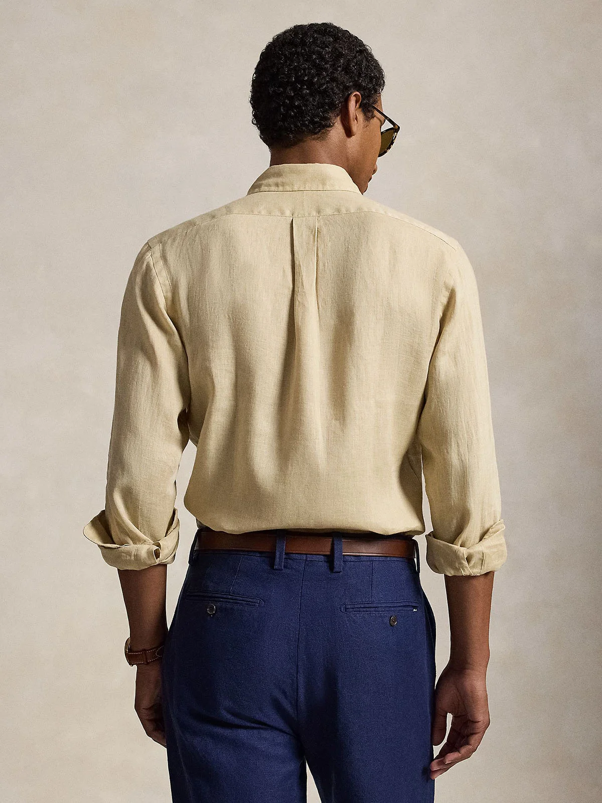 POLO RALPH LAUREN Áo Sơ Mi Nam Tay Dài Custom Fit Linen Shirt