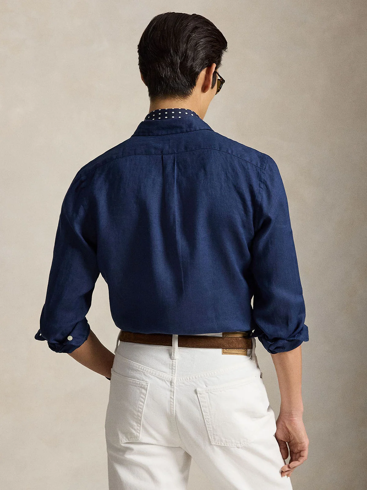POLO RALPH LAUREN Áo Sơ Mi Nam Tay Dài Slim Fit Linen Shirt