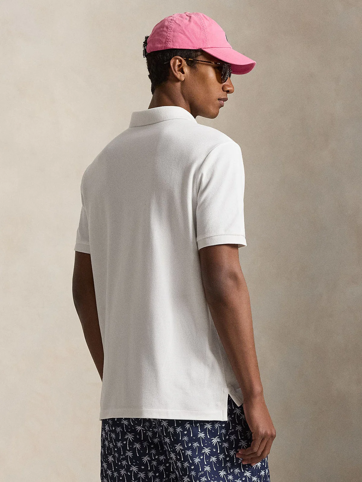 POLO RALPH LAUREN Áo Polo Nam Tay Ngắn Custom Slim Fit Polo Bear Mesh Polo