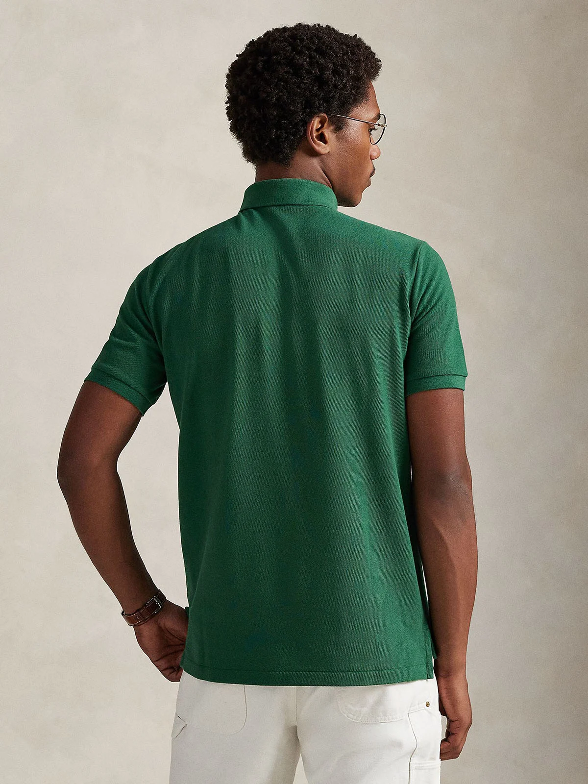 POLO RALPH LAUREN Áo Polo Nam Tay Ngắn Custom Slim Fit Polo Bear Mesh Polo
