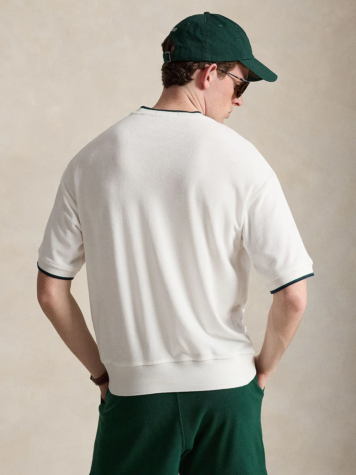 POLO RALPH LAUREN Áo Pullover Nam Tay Ngắn Relaxed Terry Short-Sleeve Sweatshirt