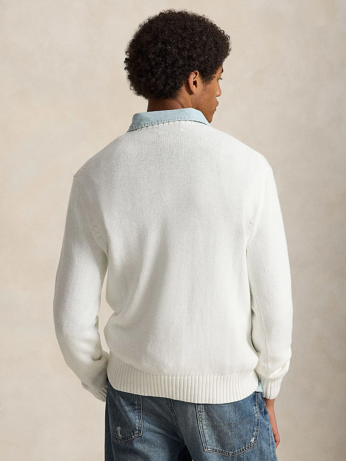 POLO RALPH LAUREN Áo Sweater Nam Tay Dài Polo Bear Cotton Sweater