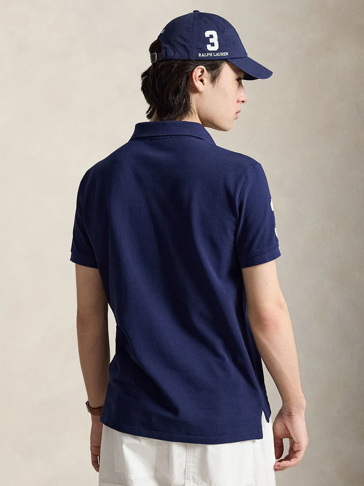 POLO RALPH LAUREN Áo Polo Nam Tay Ngắn Custom Slim Fit Big Pony Polo Shirt