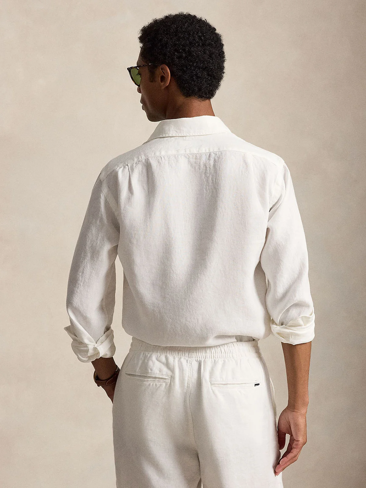 POLO RALPH LAUREN Áo Sơ Mi Nam Tay Dài Custom Fit Linen Shirt