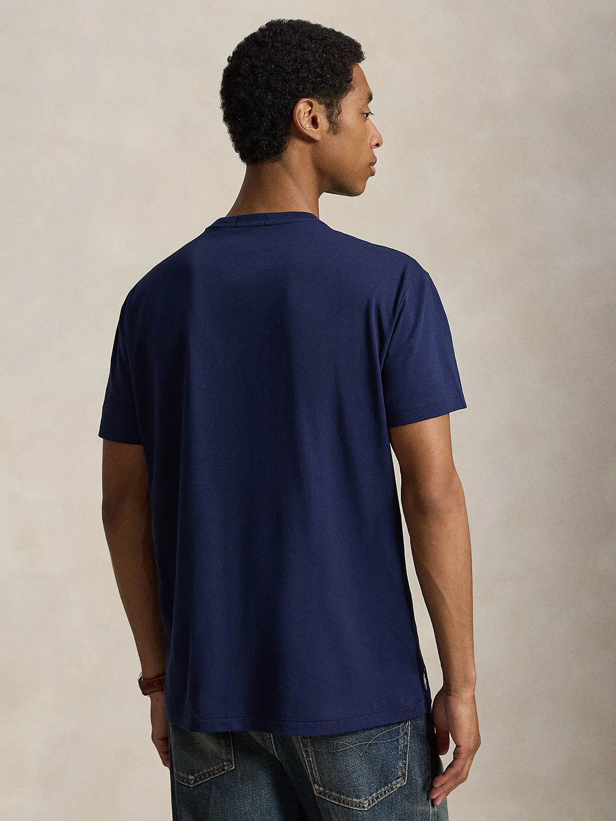 POLO RALPH LAUREN Áo Thun Nam Tay Ngắn Custom Slim Fit Logo T-Shirt