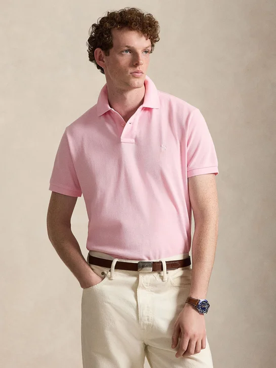 POLO RALPH LAUREN Áo Polo Nam Tay Ngắn Slim Fit Mesh Polo Shirt