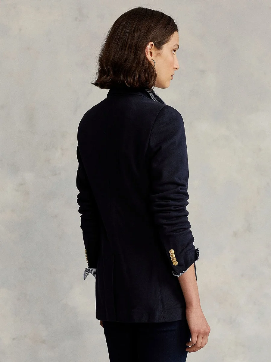 POLO RALPH LAUREN Áo Blazer Nữ Tay Dài Double-Knit Jacquard Blazer