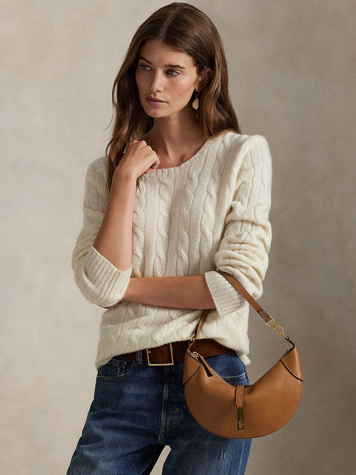 POLO RALPH LAUREN Túi Xách Nữ Polo Id Calfskin Mini Shoulder Bag