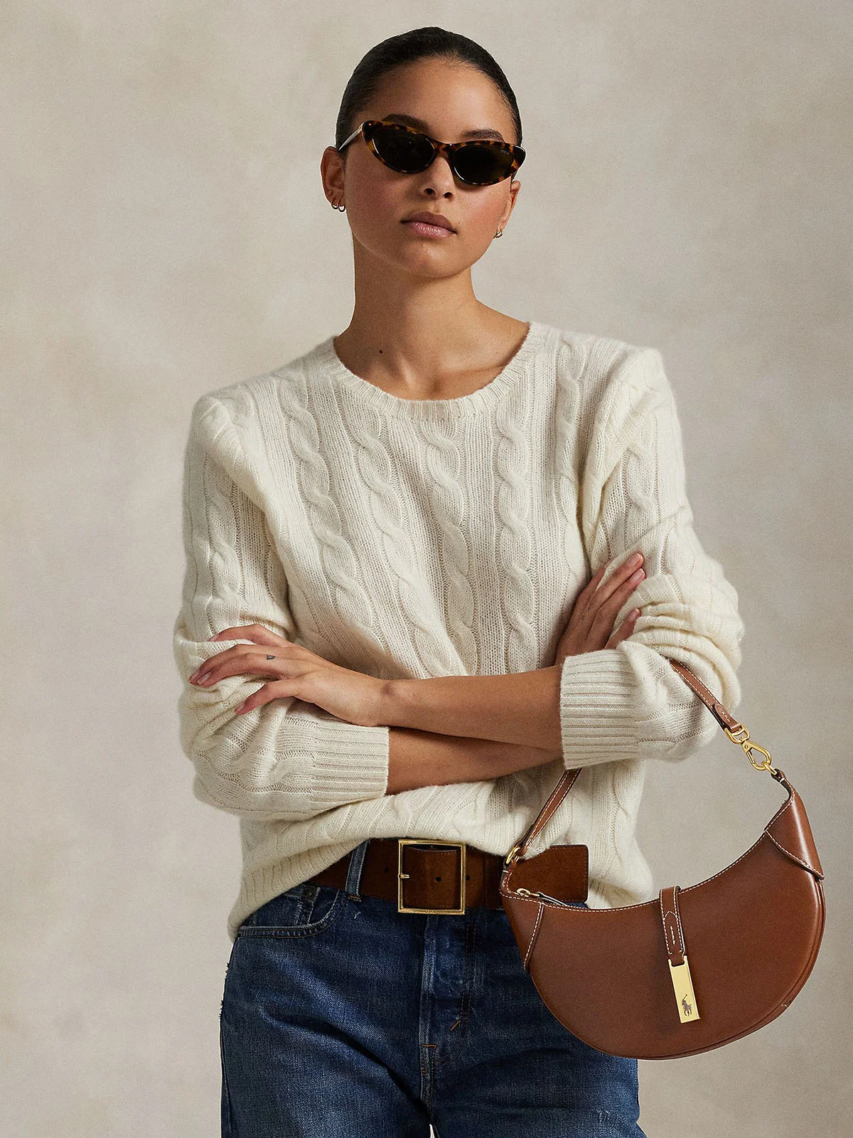 POLO RALPH LAUREN Túi Xách Nữ Polo Id Calfskin Mini Shoulder Bag