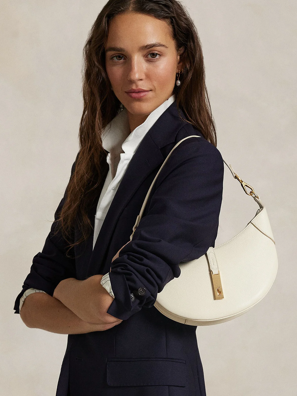 POLO RALPH LAUREN Túi Xách Nữ Polo Id Leather Mini Shoulder Bag