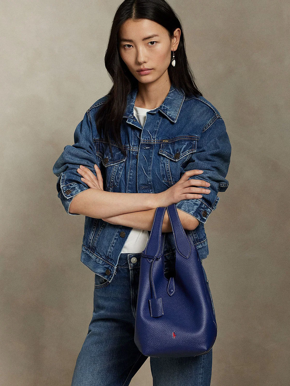 POLO RALPH LAUREN Túi Xách Nữ Polo Play Leather Tote