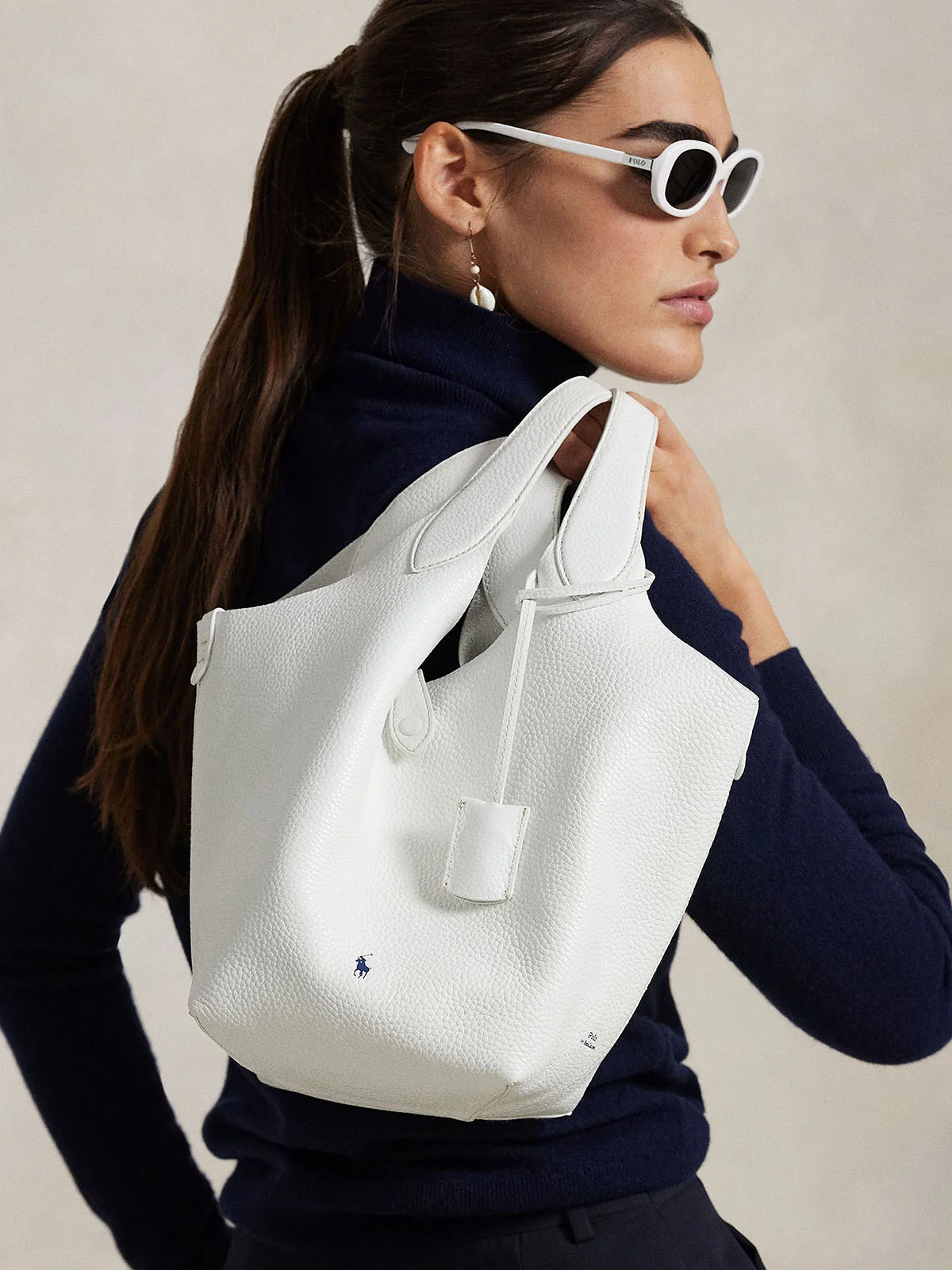 POLO RALPH LAUREN Túi Xách Nữ Polo Play Leather Tote