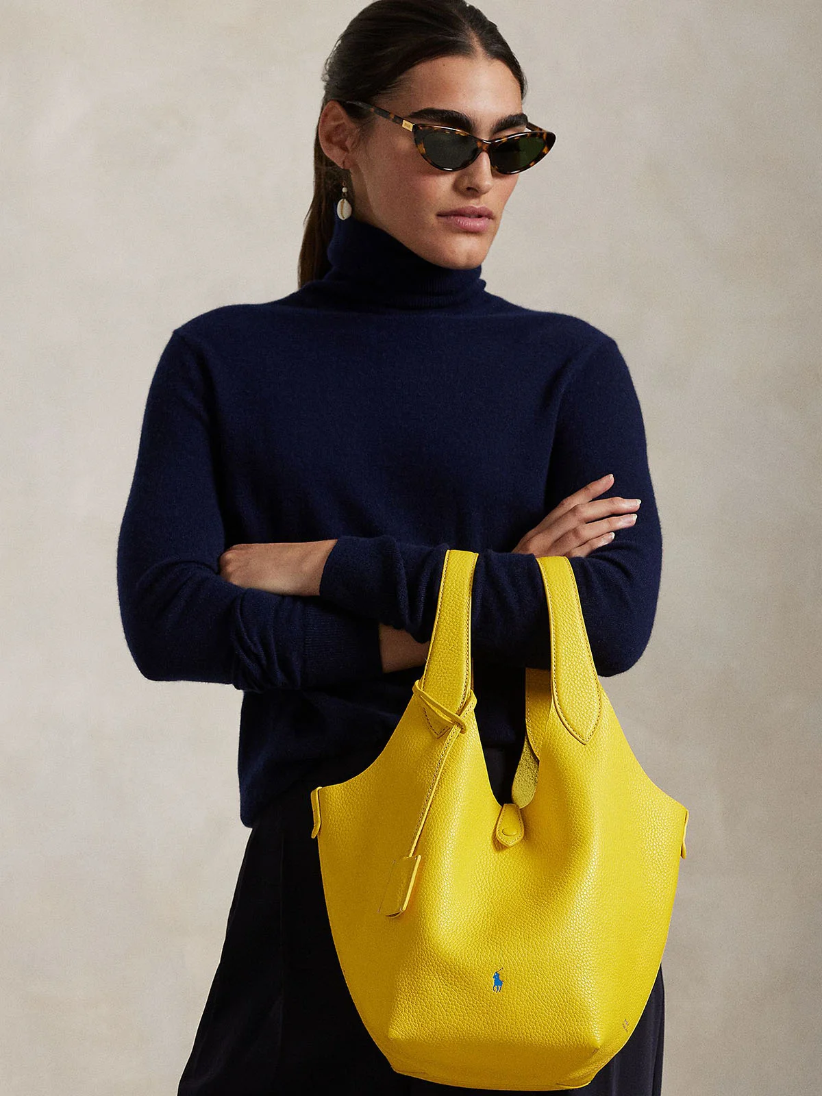POLO RALPH LAUREN Túi Xách Nữ Polo Play Leather Tote