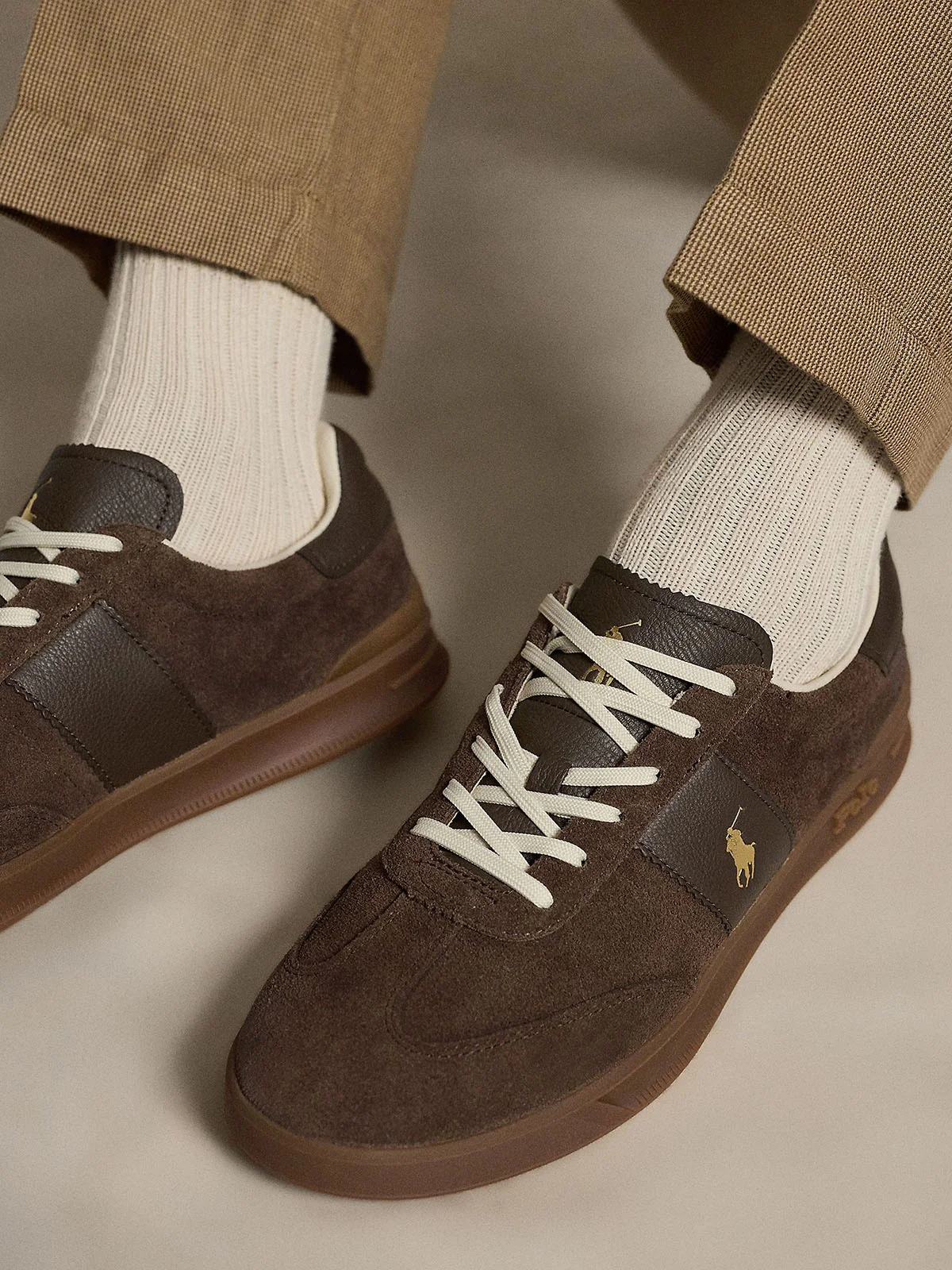 POLO RALPH LAUREN Giày Nam Heritage Aera Suede Sneaker
