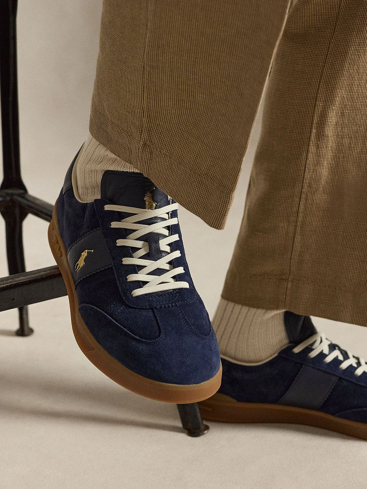 POLO RALPH LAUREN Giày Nam Heritage Aera Suede Sneaker