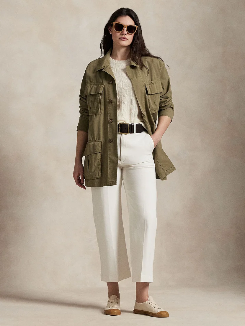POLO RALPH LAUREN Quần Dài Nữ Chino Wide-Leg Pant