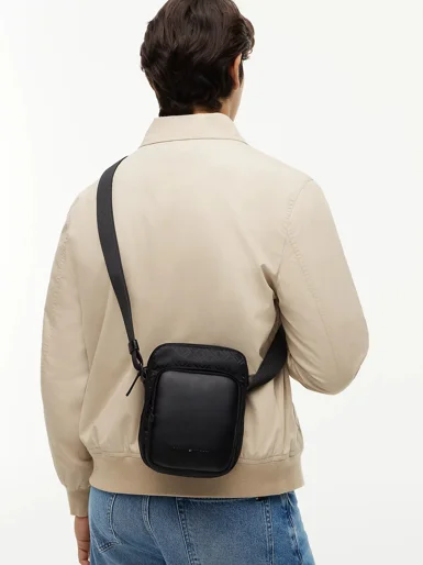 TOMMY HILFIGER Túi Đeo Chéo Nam TH Nylon Jaquard Mini Reporter