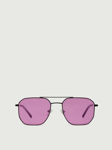 SUNNIES STUDIOS Kính Chống Ánh Sáng Xanh Gọng Phi Công Đổi Màu Malcom Charcoal - Grapejuice