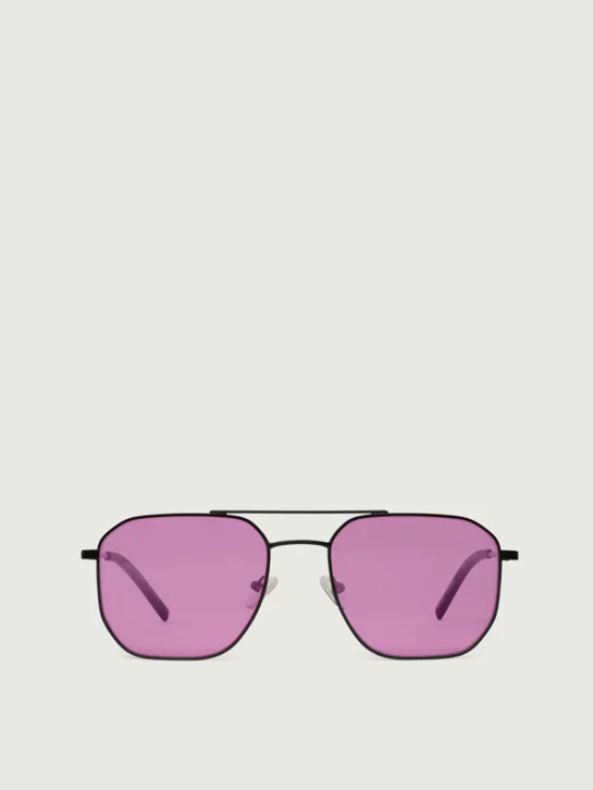 SUNNIES STUDIOS Kính Chống Ánh Sáng Xanh Gọng Phi Công Đổi Màu Malcom Charcoal - Grapejuice