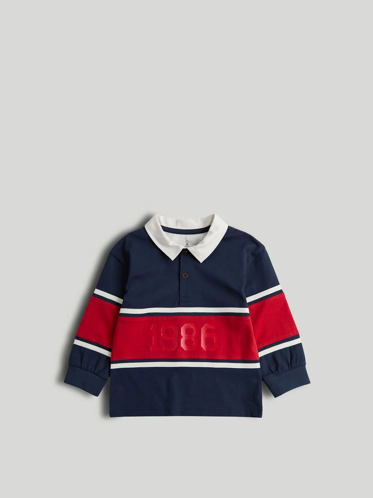 mothercare áo polo tay dài bé trai