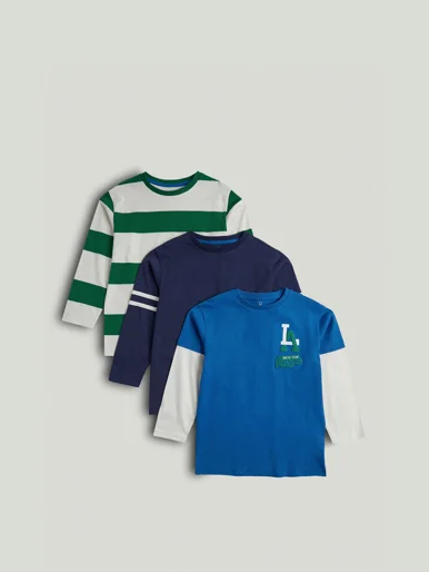 mothercare Bộ 3: áo thun bé trai