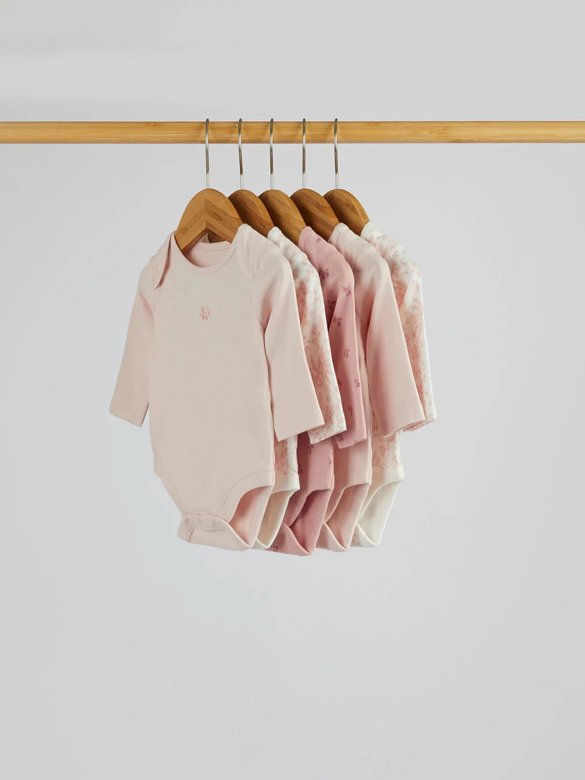 mothercare Bộ 5: áo liền quần bé gái