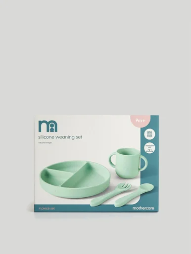mothercare Bộ 4: dụng cụ ăn dặm