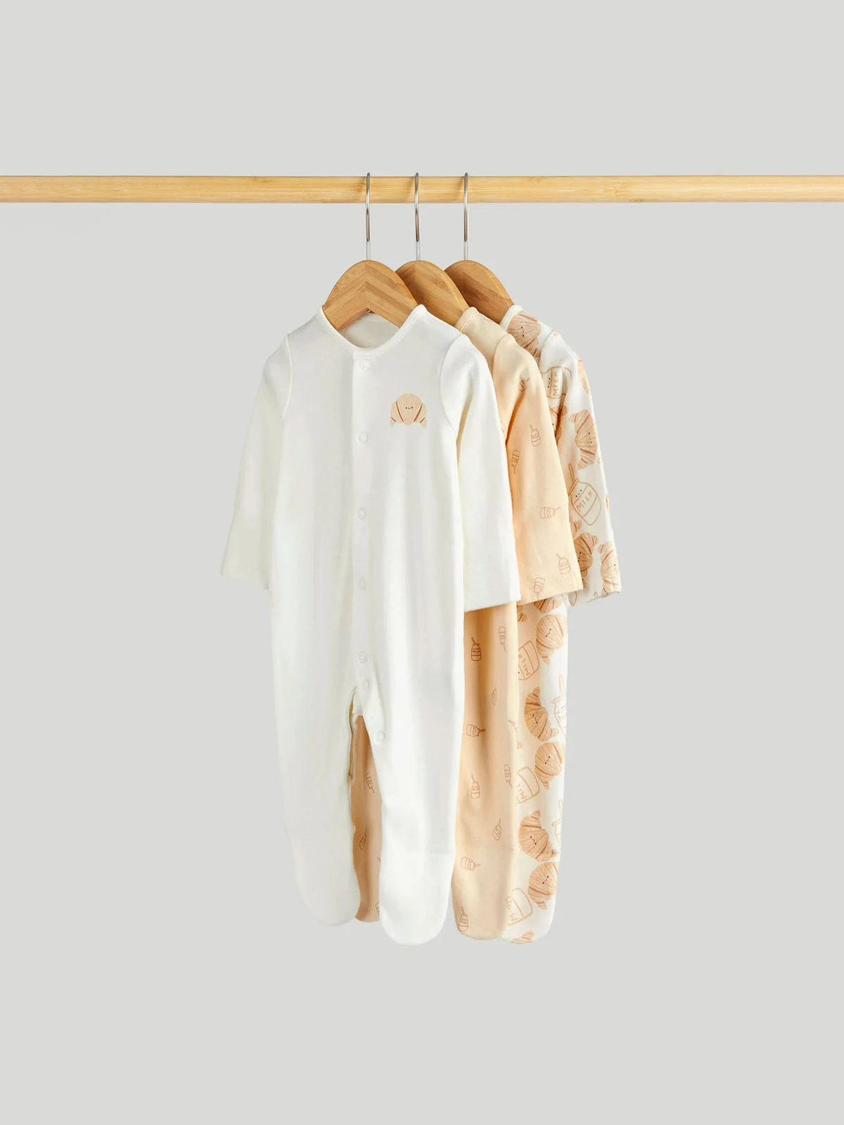 mothercare Bộ 3: áo liền quần em bé
