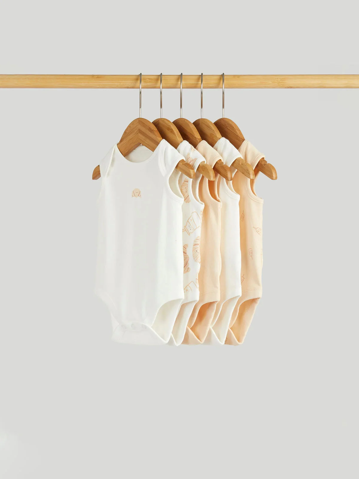 mothercare Bộ 5: áo liền quần em bé