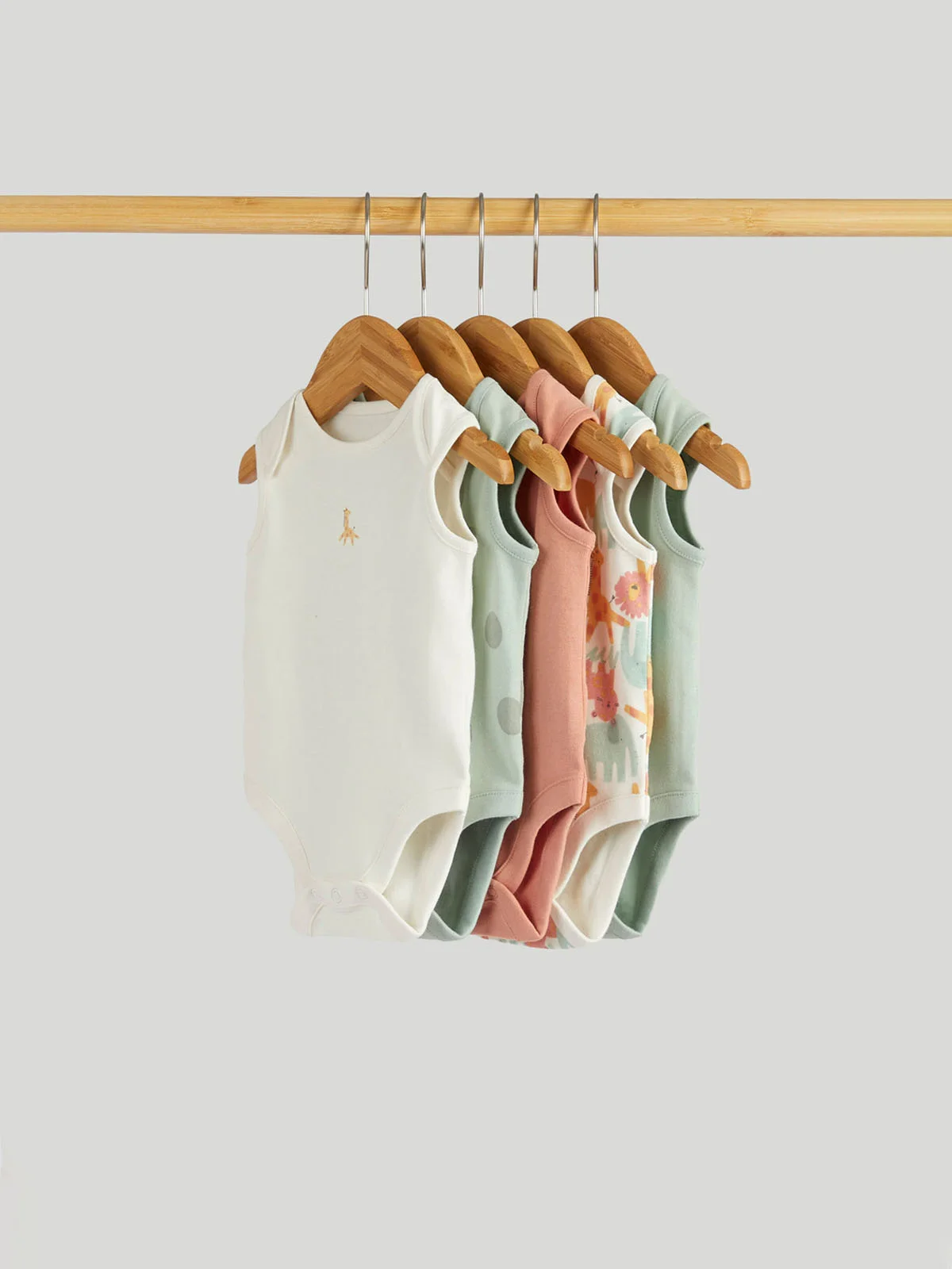 mothercare Bộ 5: áo liền quần em bé