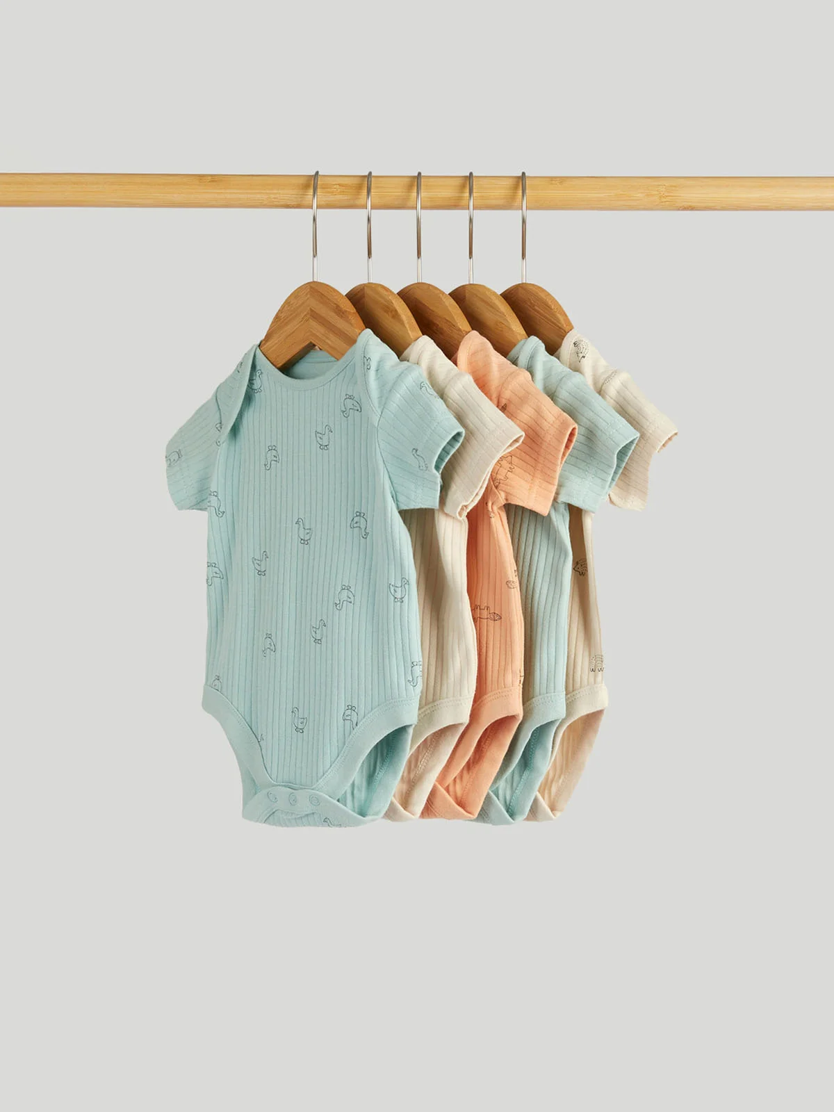 mothercare Bộ 5: áo liền quần em bé