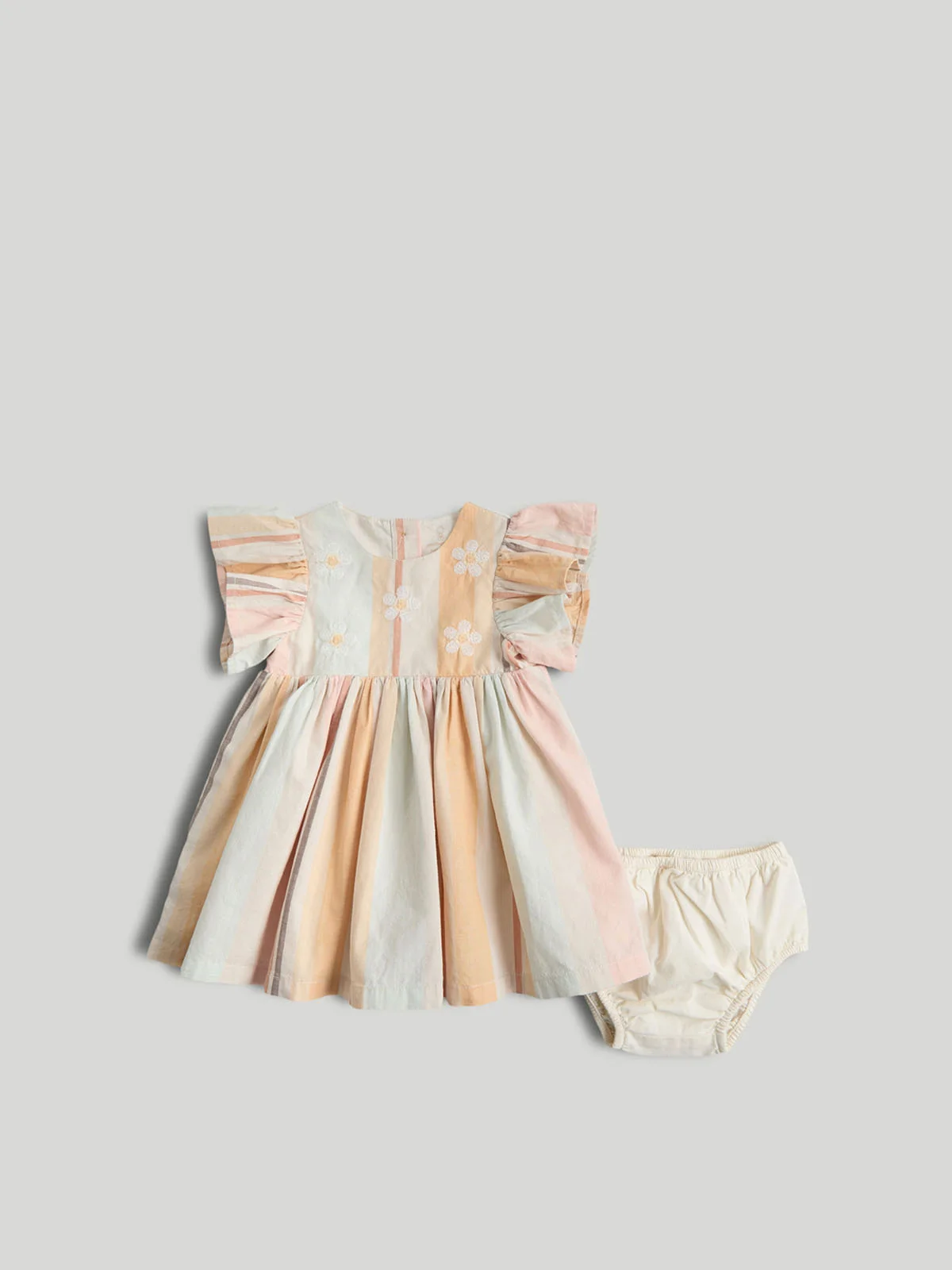 mothercare Bộ 2: đầm, quần bé gái