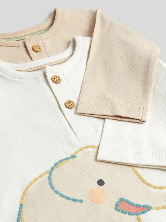 mothercare Bộ 4: áo và quần bé trai