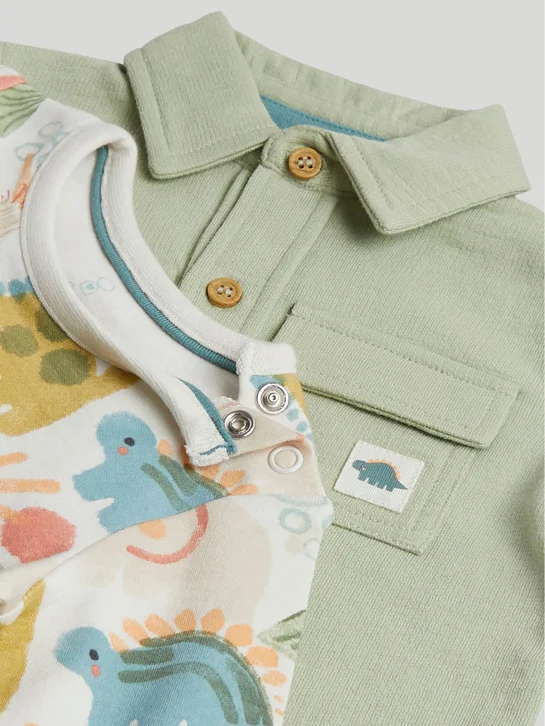 mothercare Bộ 3: áo và quần bé trai