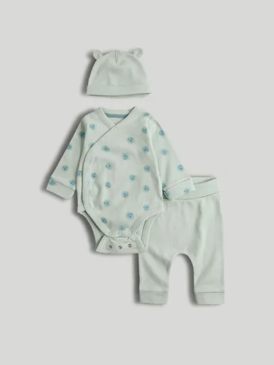 mothercare áo liền quần, quần, nón bé trai
