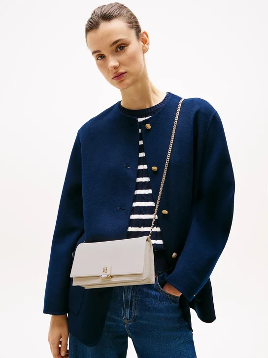 TOMMY HILFIGER Túi Đeo Chéo Nữ TH Her Flap W/Chain